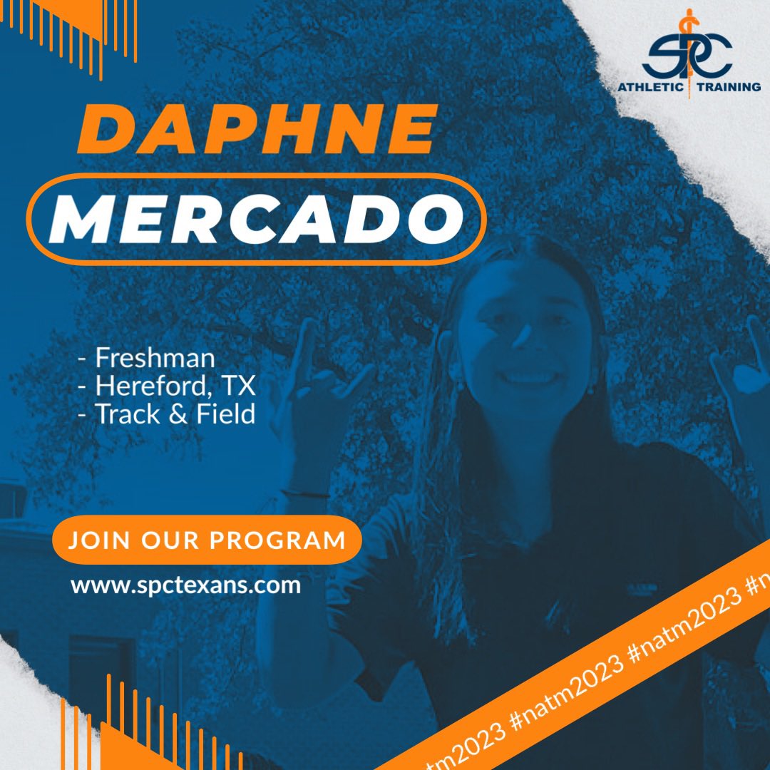 spctexansAT's tweet photo. 🔶🔷🔦🔦🔷🔶
Daphne Mercado
🔶🔷🔦🔦🔷🔶

#NATM2023 @spctexans @HerdSportsMed https://t.co/hu25NLcstQ