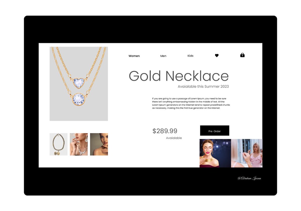Hello guys here's my design for day three let me know your thoughts. Sorry about the lorem had nothing to place there 🙏

Credits
Font: Poppins
Icons: freepik Icons

#DailyUI #uiuxdesign #productdesign #SoftwareDeveloper #100dayschallenge