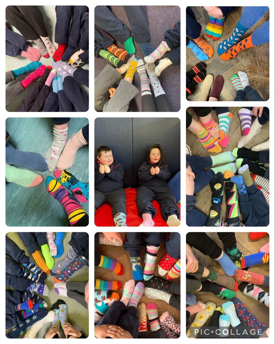 We rocked our socks today! #WDSD2023 #rockyoursocks @downsyndromecc @DownSyndromeIRL