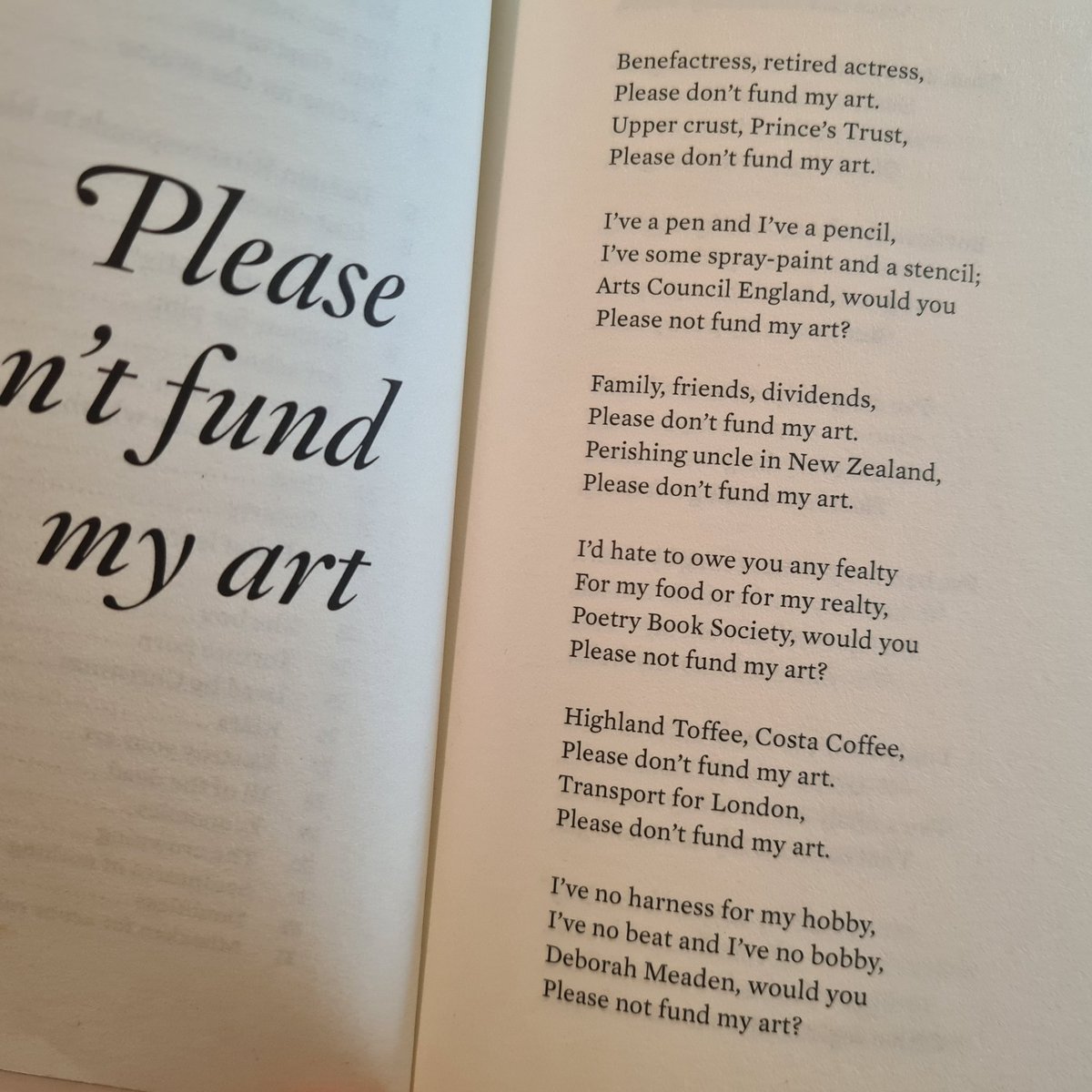 Doubtist's tweet photo. 10 years since "Please don't fund my art" was uploaded to YouTube and the (now defunct) Doubtist Books website, marking the de facto beginning of @AlexanderVelky's poetry career. One cannot deny that the public took its message to heart 🖤

https://t.co/nC54SHWMWj https://t.co/5P8IdJ7jw0