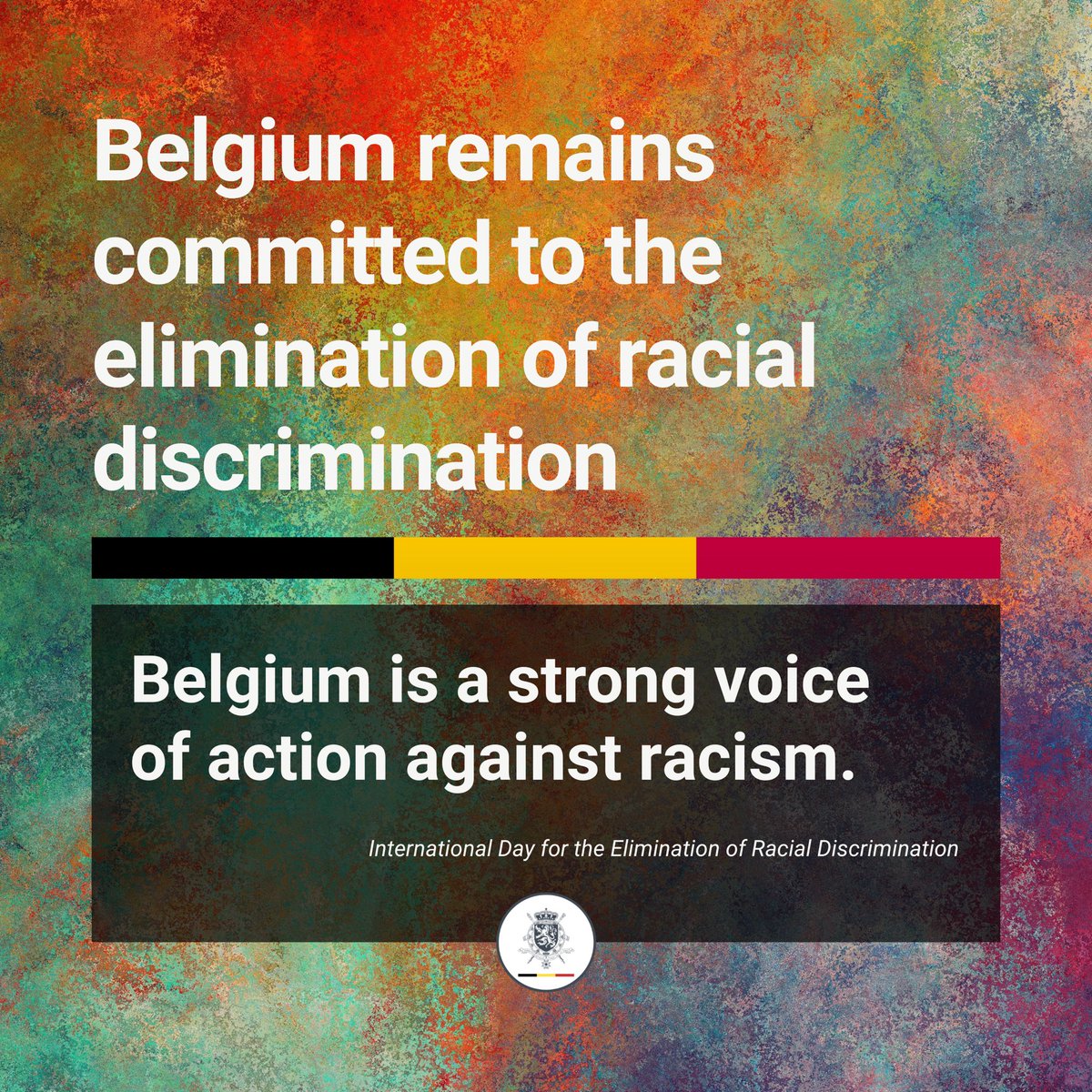 Consulate General of Belgium in New York (@belgiuminny) on Twitter photo On International Day for the Elimination of Racial Discrimination, let's take a stand against discrimination and work towards a world where everyone is treated with dignity, respect, and equality. #FightRacism
<a href="/filipvdbulcke/">Filip Vanden Bulcke</a>
<a href="/BelgiumMFA/">π§πͺ Belgium MFA</a>
<a href="/BelgiumUN/">Belgium UN New York</a> On International Day for the Elimination of Racial Discrimination, let's take a stand against discrimination and work towards a world where everyone is treated with dignity, respect, and equality. #FightRacism
<a href="/filipvdbulcke/">Filip Vanden Bulcke</a>
<a href="/BelgiumMFA/">π§πͺ Belgium MFA</a>
<a href="/BelgiumUN/">Belgium UN New York</a>