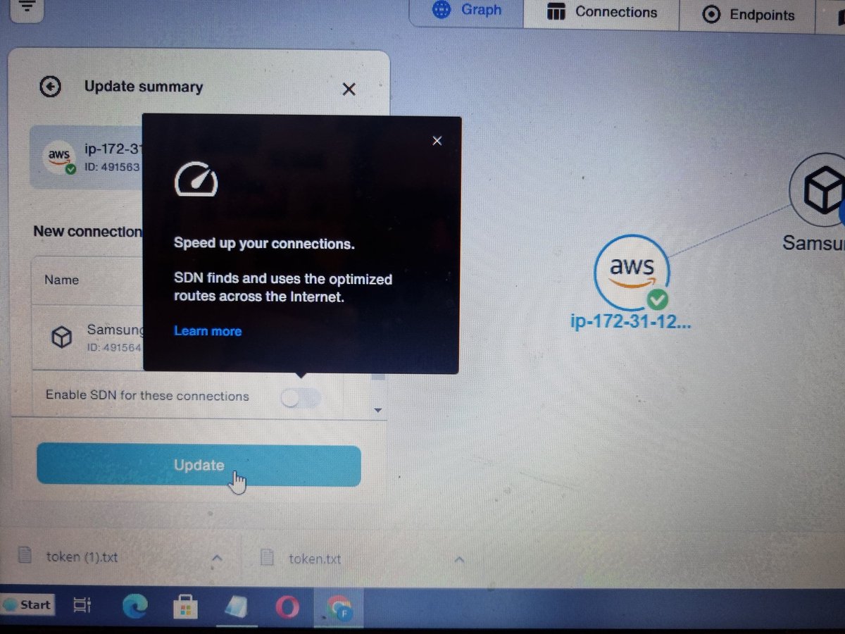 Cryptodreams8's tweet image. 4/
⚡add endopoints for add your device
⚡generate agent token and create virtual endpoint
⚡link #AWS with new #endpoint 
⚡do &quot;reveal configuration&quot;
⚡download wireguard in your phone
⚡scan the qrcode for estabilish a connection between two endpoint
@Syntropynet
#syntropystack