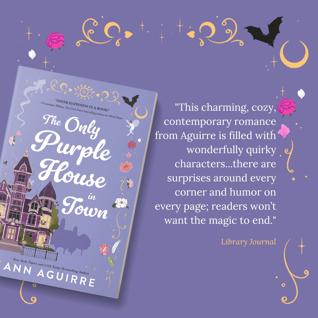 Check out this wonderful Library Journal review of THE ONLY PURPLE HOUSE IN TOWN by @MsAnnAguirre!