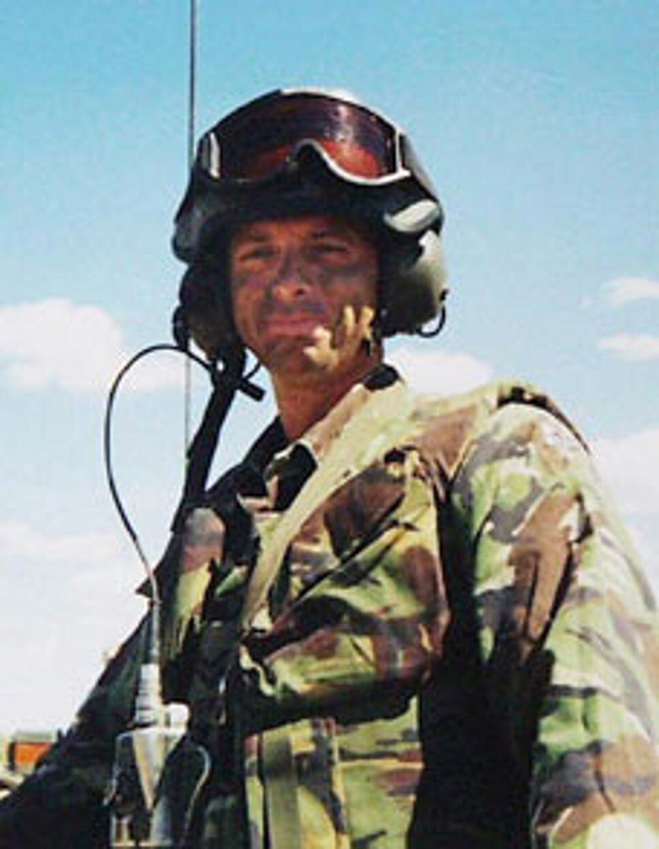 Widow Debi Allbutt mourns her husband Stephen, killed in a friendly fire incident in Iraq. Family, friends &amp; veterans will gather at the weekend to remember the father of 2 with a parade and service. <a href="/bbcmtd/">BBC Midlands</a> #Iraq20YearsOn