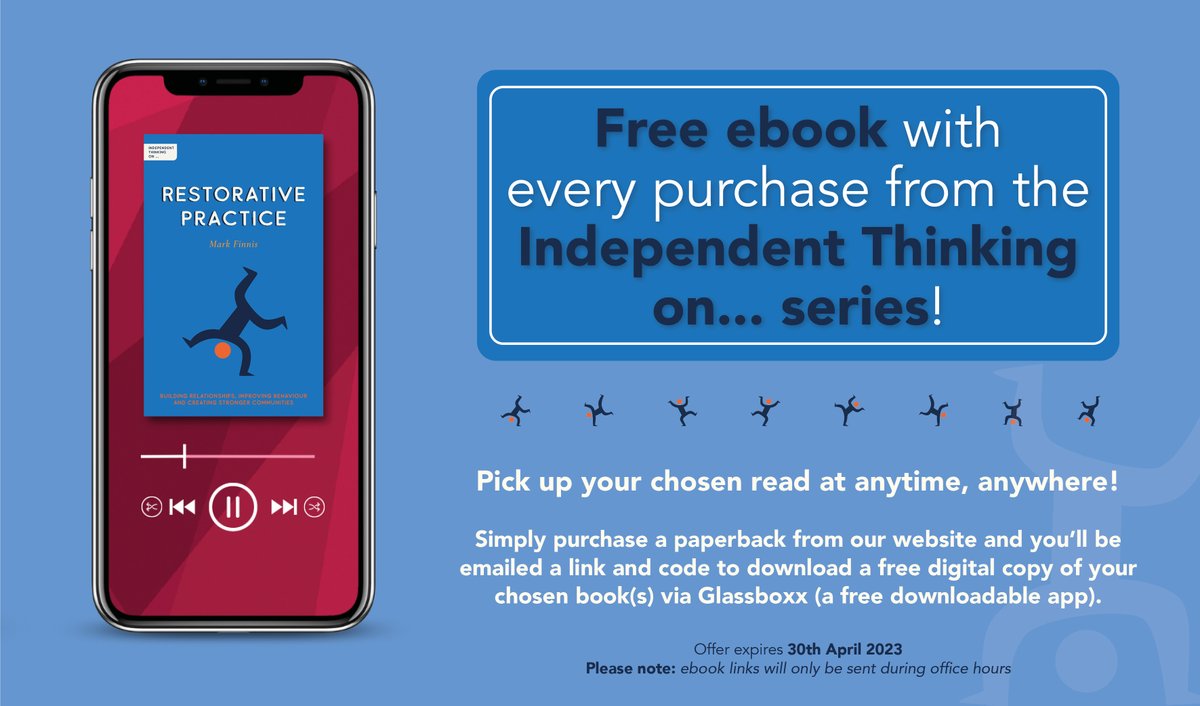 itPressUK's tweet photo. Purchase a copy of #ITonRestorativePractice by @Markfinnis and get the #ebook version for free! ๐ฑ
IT on Restorative Practice shares a practical & inspiring introduction to the use of restorative practice in educational settings.
Browse the ITO series โก๏ธ https://t.co/TfltFmyd6o https://t.co/keA8pVpVGn