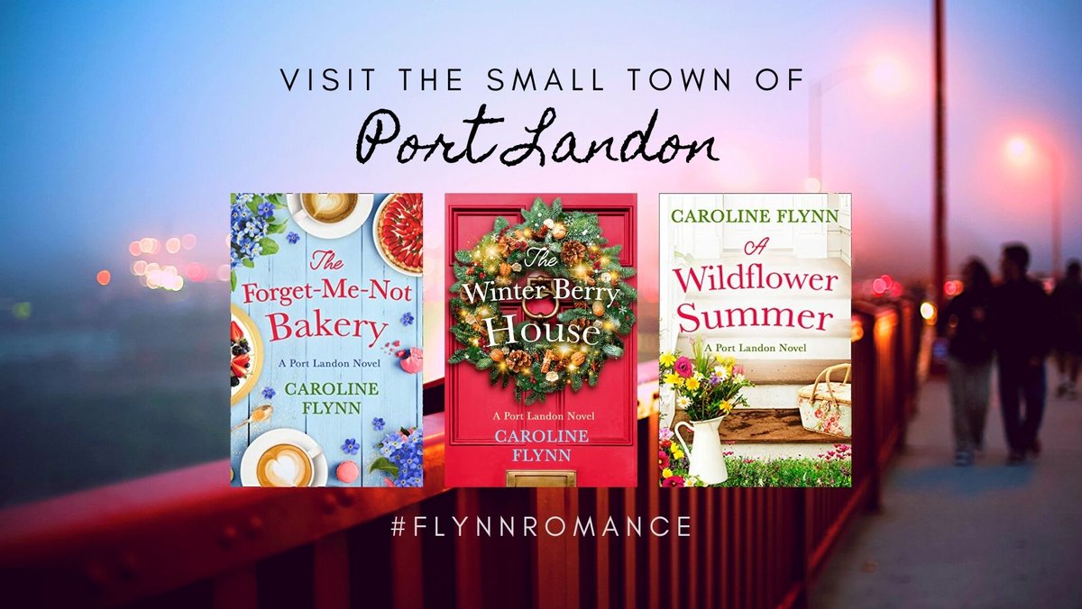 flynnromance's tweet photo. Which of the #PortLandon small town romance stories have you read? 🥰

Forget-Me-Not Bakery:
https://t.co/Ygv7dyb81o
Winter Berry House:
https://t.co/JqJ8BnO4Df
Wildflower Summer:
https://t.co/vhoVwGos0G

#womensfiction #romancebooks https://t.co/6g2e3eNQVM