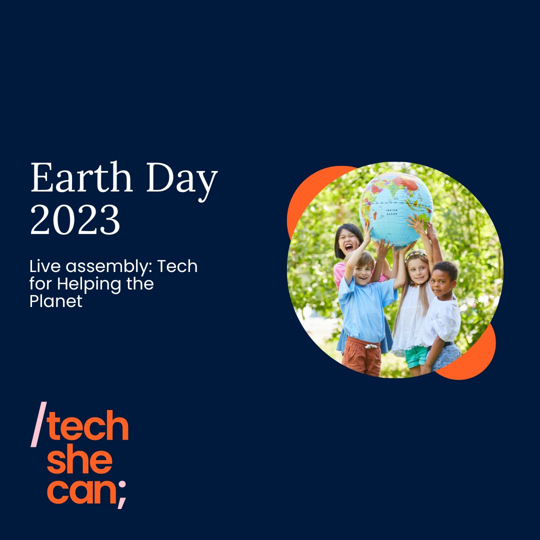 Tech_She_Can's tweet image. How are you celebrating Earth Day 2023? 🌎
Join us for a FREE 30min live assembly for ages 7-11 on 18 April at 9.30am.
Find out about how tech is protecting the future of our planet and discover careers in this area!
Register bit.ly/3TqbAEV
#EarthDay2023 #TechWeCan