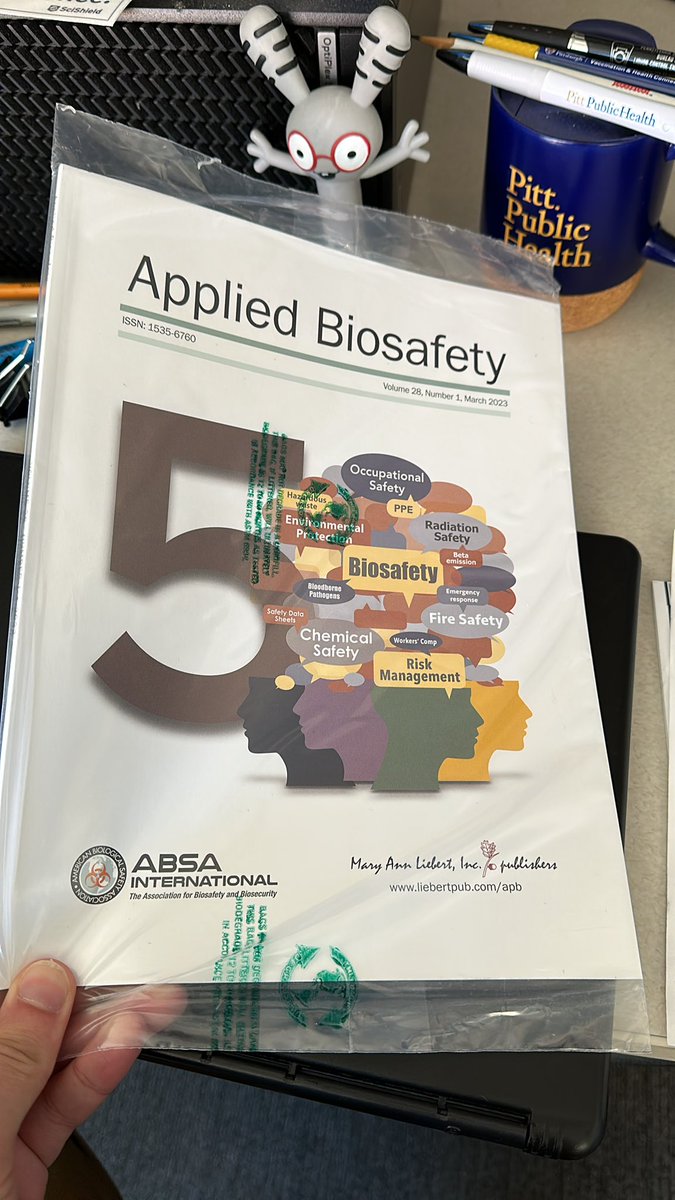JosephMMarini's tweet photo. The perfect companion to your morning coffee. #ABSA #appliedbiosafety https://t.co/wV1e5UNopg