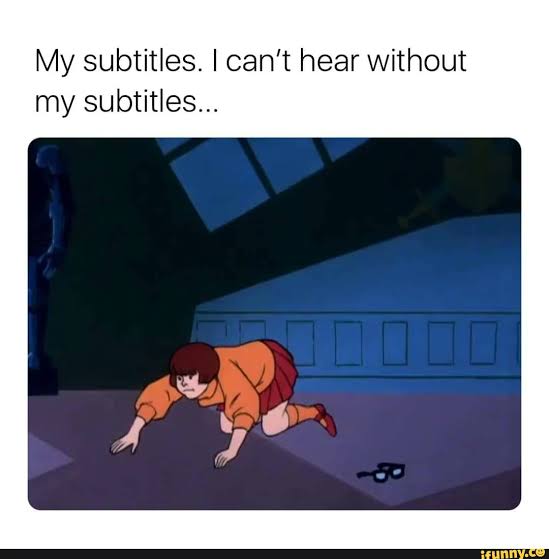 Cinematicolour's tweet photo. Normal people: why do you need subtitles?
Me and my ADHD: https://t.co/JJlHuUobEK
