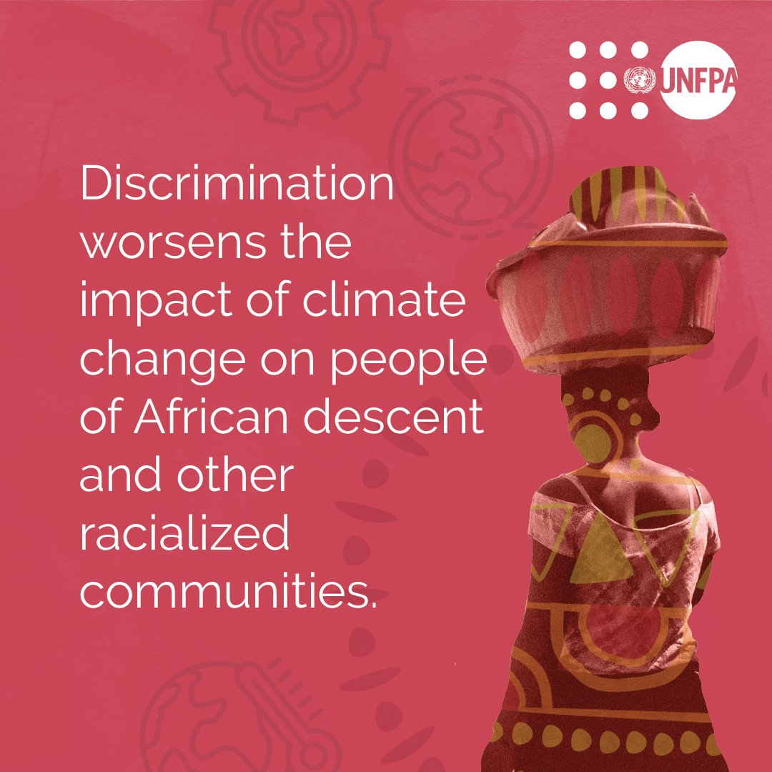 Dr. Natalia Kanem /she/her/ella/ (@Atayeshe) on Twitter photo 2023-03-21 13:45:04 Discrimination is at the heart of the disproportionate effects of climate change on people of African descent. See how Afrodescendant women are leading and inspiring change in their communities: unf.pa/owv #Standup4HumanRights Discrimination is at the heart of the disproportionate effects of climate change on people of African descent. See how Afrodescendant women are leading and inspiring change in their communities: unf.pa/owv #Standup4HumanRights