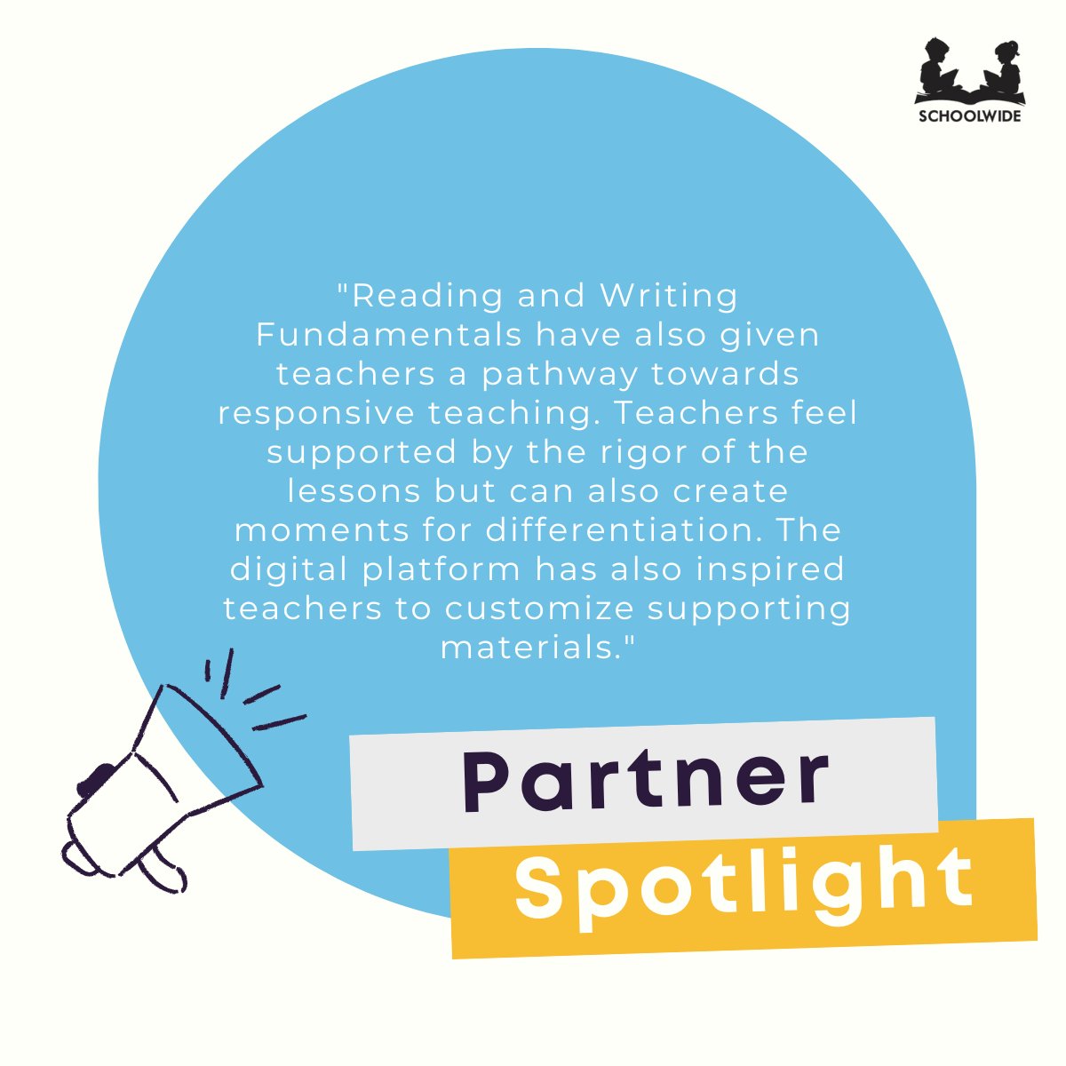 Schoolwide's tweet photo. ๐ฃ #PartnerSpotlight: Our amazing partner Donna Calabrese, Director of Curriculum & Instruction K-12 at Cliffside Park, shares her school's experiences with a #workshopmodel that enables meaningful voice, choice, and identity work with students.
โก https://t.co/zVbBh020wy https://t.co/uRR3y40w3u