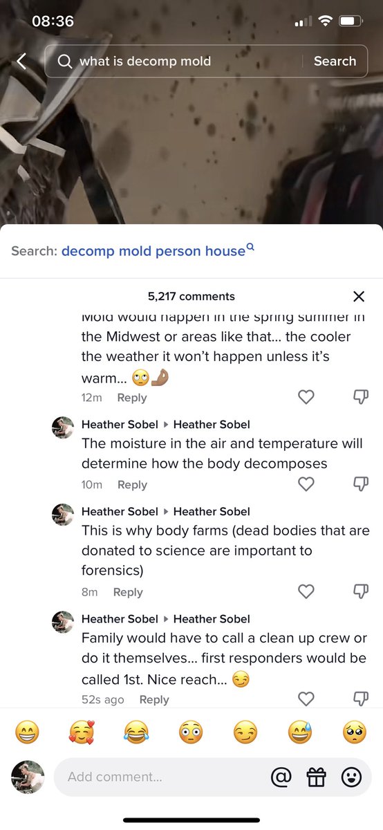 Sweet_T_Mcgee13's tweet photo. Ppl are this dumb… cops would come 1st… if she’s dead after the initial investigation, a cleanup crew would come if called by the family or family would clean it up… 1st responders are not required to clean up after someone is dead… 🙄🙄🙄 https://t.co/zB31gPxAgY