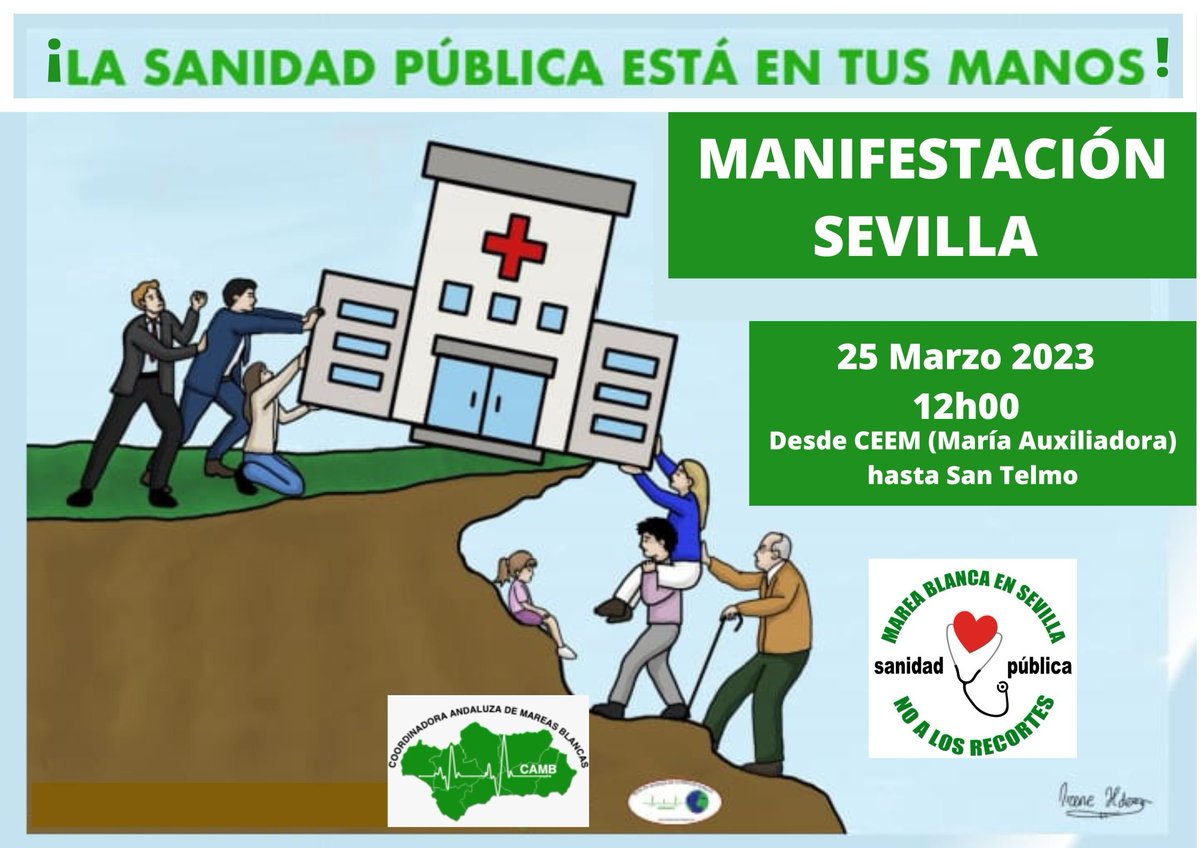 portusanidad's tweet photo. 🎙️Esta mañana hemos convocado rueda de prensa para informar sobre la manifestación en defensa de la sanidad pública que tendrá lugar el próximo sábado 25 de Marzo en toda Andalucía. ¡Gracias a todos los medios que habéis acudido! Os esperamos también el 25M 😉 https://t.co/MamwNPmRqs