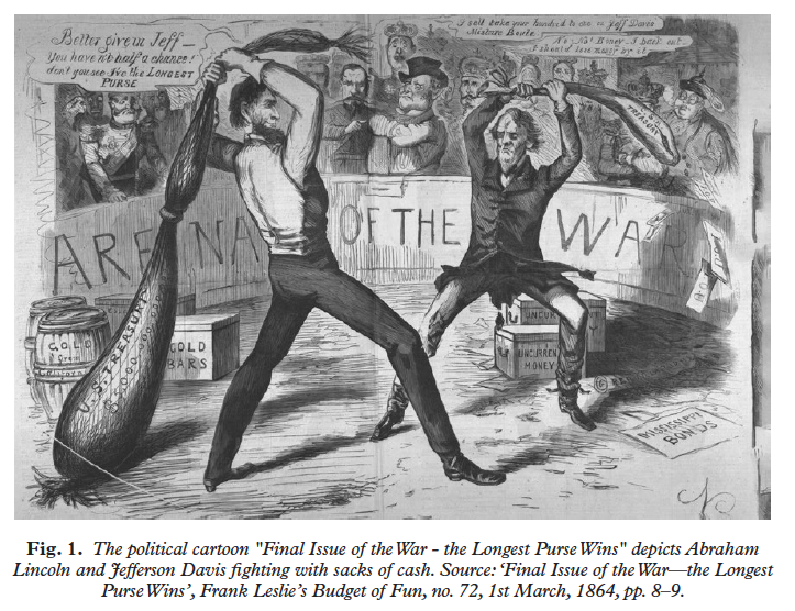 New article w/<a href="/ValeontiSofia/">Sofia Valeonti</a> in <a href="/CambUP_Econ/">Cambridge Economics</a> comparing Union inflation w/Confederate hyperinflation in the US Civil War. We root the different outcomes in institutional legacies linking democratic politics w/taxing capacity in free but not slave states.
doi.org/10.1093/cje/be…