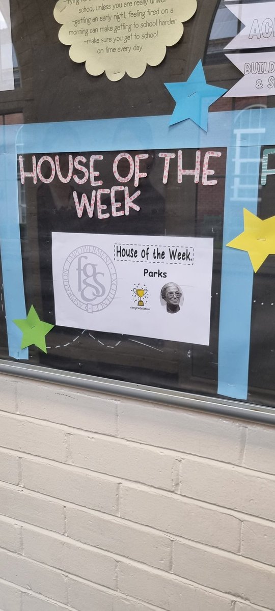 House of the week this week with top attendance 💙 #ParksHouse #attendance