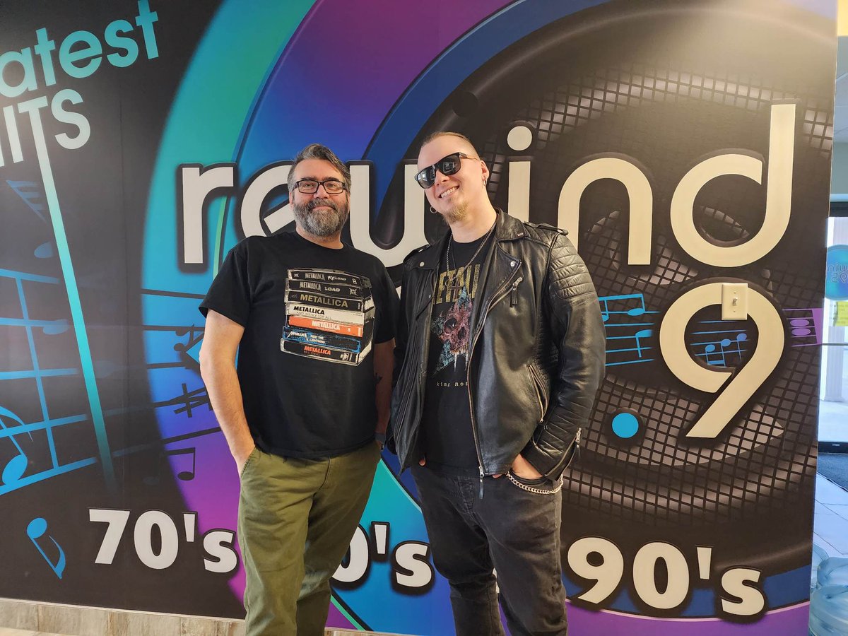 Taylor hopped on the air with Darcey today at 95.9 Sun FM to talk about our upcoming shows this Spring -- and no, the matching Metallica shirts was not intended.

April 25 - Moncton, NB - Casino NB with Theory of a Deadman
May 20 - Miramichi, NB - New Maritime
May 27 - Halifax
