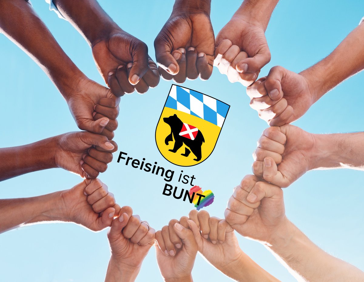 #Freising #gegenRassismus #fuerVielfalt ! 🏳️‍🌈🏳️‍🌈
----
#TaggegenRassismus #InternationalerTaggegenRassismus
