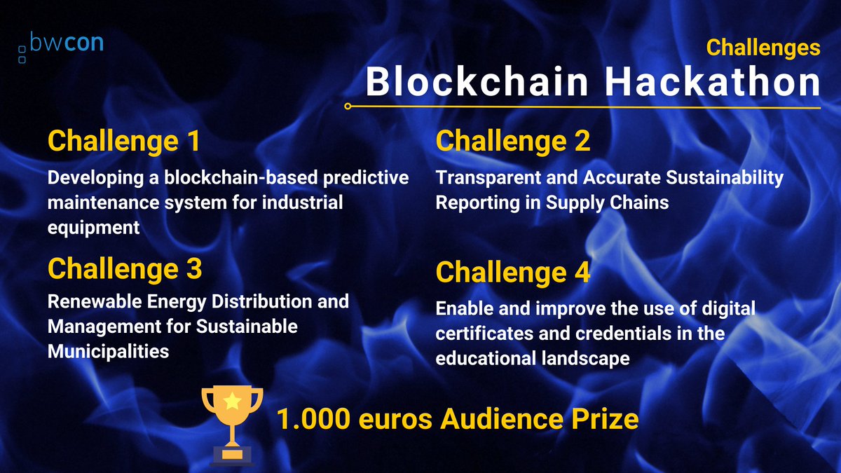 Wir freuen uns auf den Start des #Blockchain Hackathon morgen! 🥳 Du hast Lust mitzumachen? Nutze die Chance und gewinne 1.000 Euro! 💸 Die Teilnahme ist auch online möglich. Hier kannst du dich kostenlos anmelden 👉 lnkd.in/ebJYW3Hu