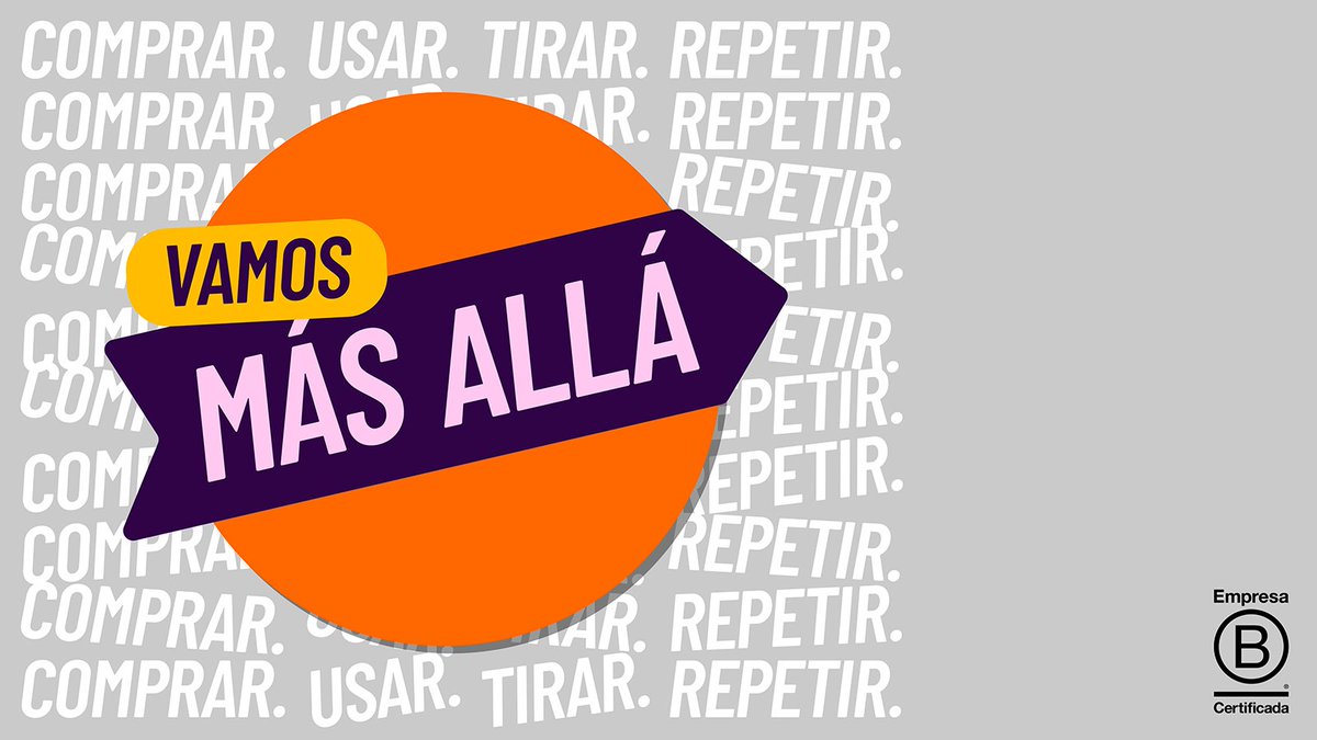 Comprar-Usar-Tirar-Repetir 🤯A esto se lo conoce como “modelo de consumo lineal” y es la causa principal de muchas de las catástrofes ambientales. Las #EmpresasB van más allá para hacer el trabajo difícil, pero necesario, a fin de desafiar este patrón dañino. ♻