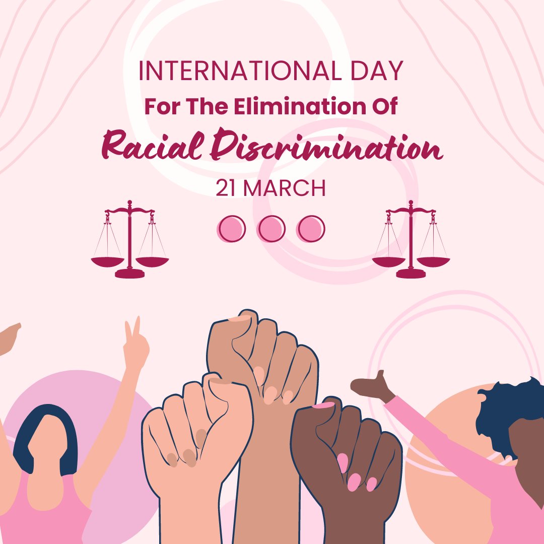 Today is recognized as International Day for the Elimination of Racial Discrimination. Let's all be kind people and have those conversations.