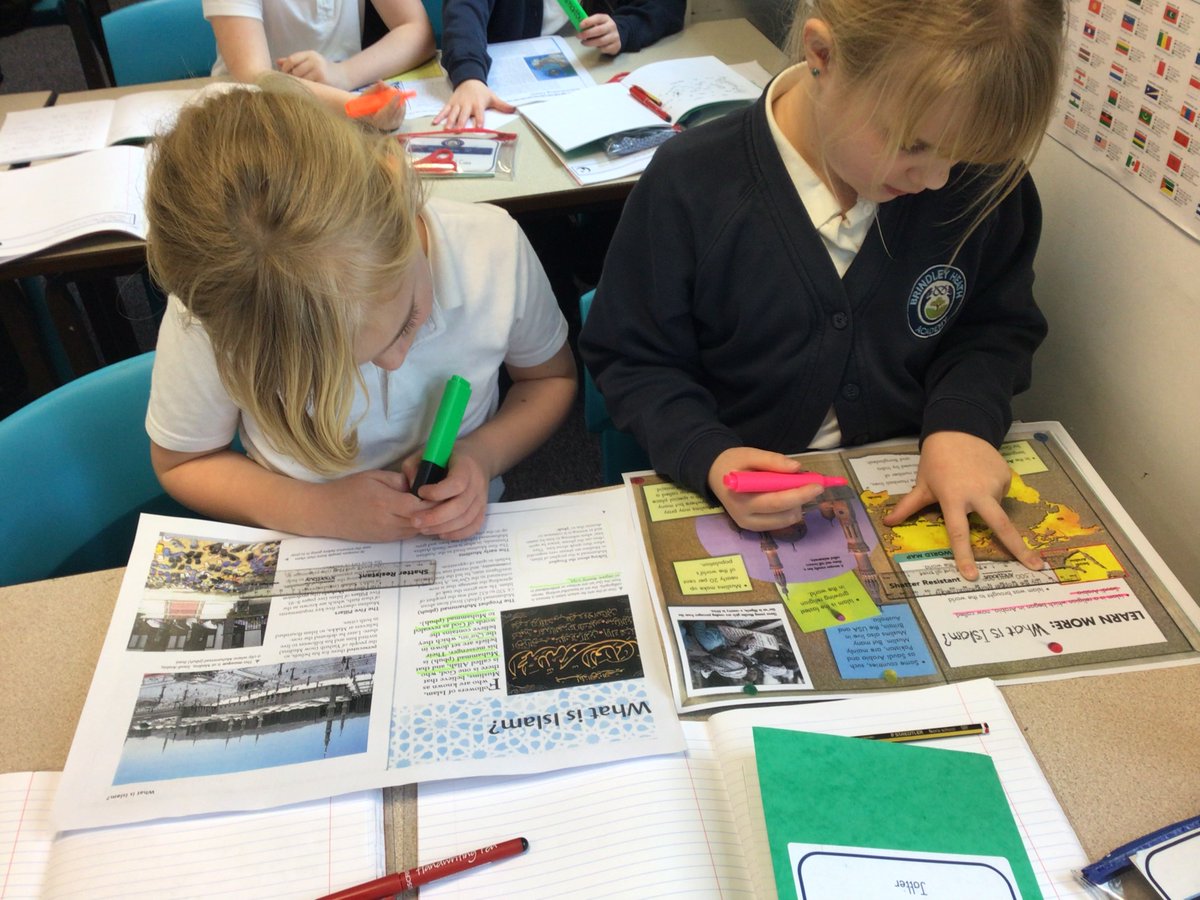 We have used our skimming, scanning and text marking skills to help us to learn about Islam.