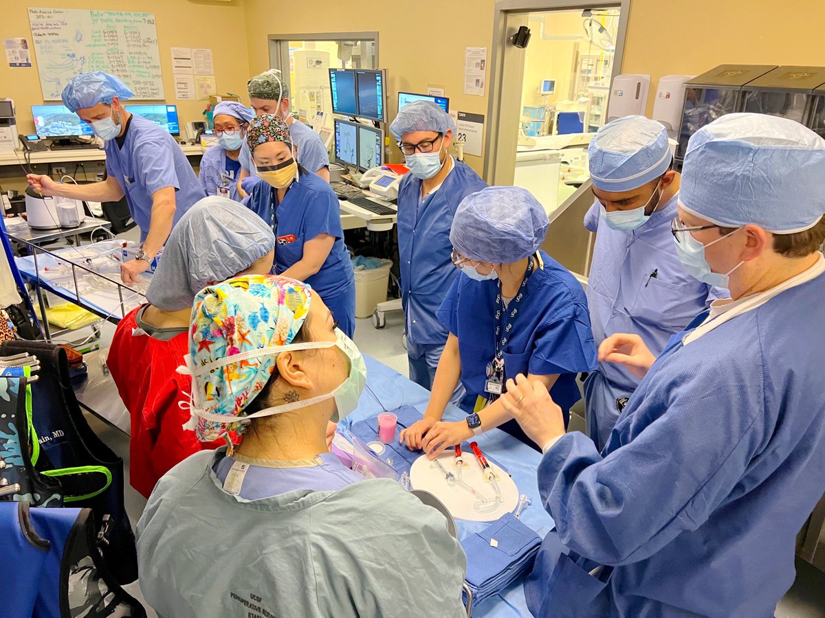 Dr. Steve Hetts and Dr. Kazim Narsinh help teach our Mission Bay technologists and nurses about the treatment of stroke. Every second counts! ⁦@DrKazNIR⁩ ⁦@UCSFHospitals⁩ ⁦@UCSFChildrens⁩ ⁦@DowdCf⁩ ⁦@EricRSmithMD⁩ ⁦@RaghavMattay⁩