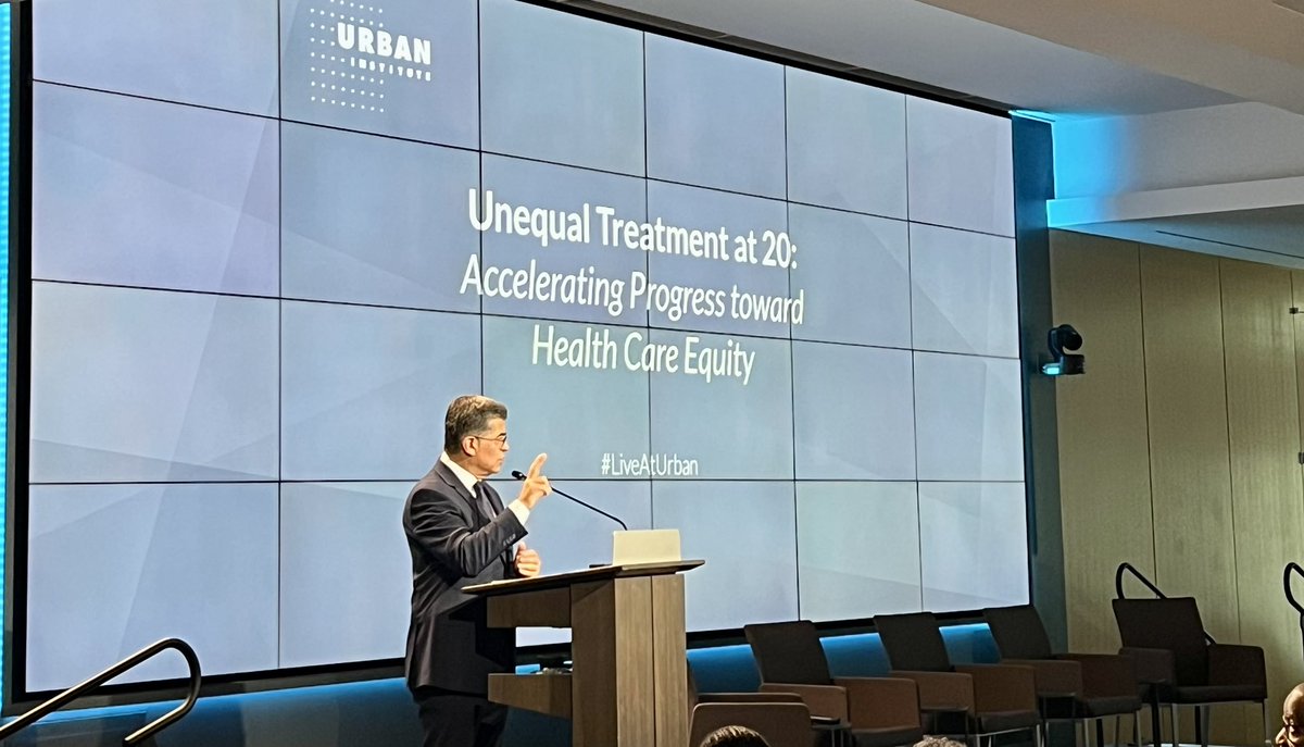 Thank you @SecBecerra for joining us #LiveAtUrban this morning!