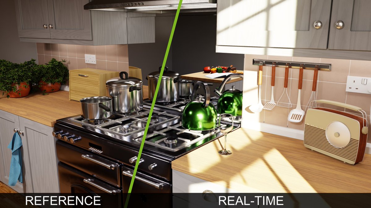 It's the #GTC23/#GDC23  week, and we're launching a few updates to graphics SDKs on GitHub.

1/5. The new Path Tracing SDK demonstrates how to implement a real-time path tracer with many modern GPU features.

github.com/NVIDIAGameWork…

@NVIDIAGameDev