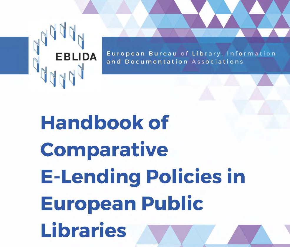 'las #bibliotecas deberían abogar por una revisión general de las restricciones que ahora imponen los editores a sus operaciones.  Los #libroselectrónicos deben estar disponibles para el préstamo electrónico a través de mecanismos simplificados'
eblida.org/News/2023/Full…