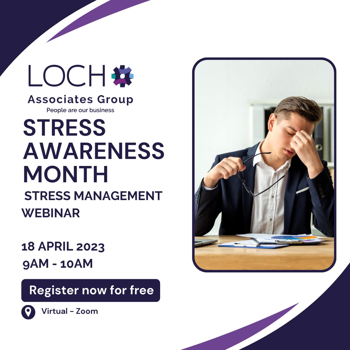 Join us for our upcoming stress management training.
Our trainers will guide you through practical strategies to help with stress. Prioritise your mental health and develop skills for a happier, healthier you. Register now for free; eventbrite.co.uk/e/574607204617

#StressManagement