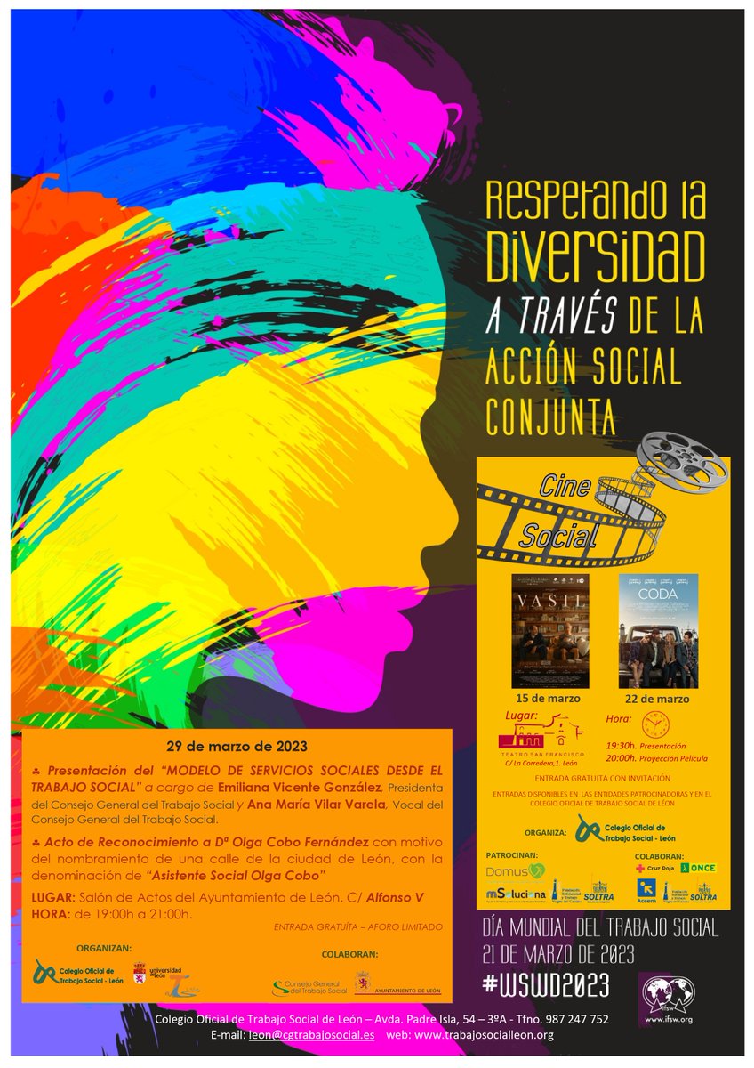 colproleon's tweet photo. Hoy #DiaDelTrabajoSocial queremos felicitar a nuestros compañeros de @ColegioTSLeon y reconocer la gran labor que estos profesionales realizan
#ColegiosProfesionales #Colproleon #leonesp https://t.co/AXyB4xNAUw