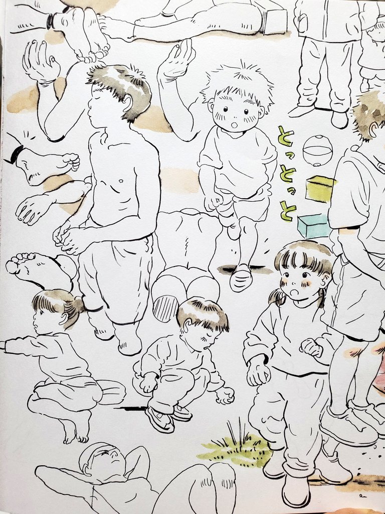 ごちゃまぜに描くの楽しい 