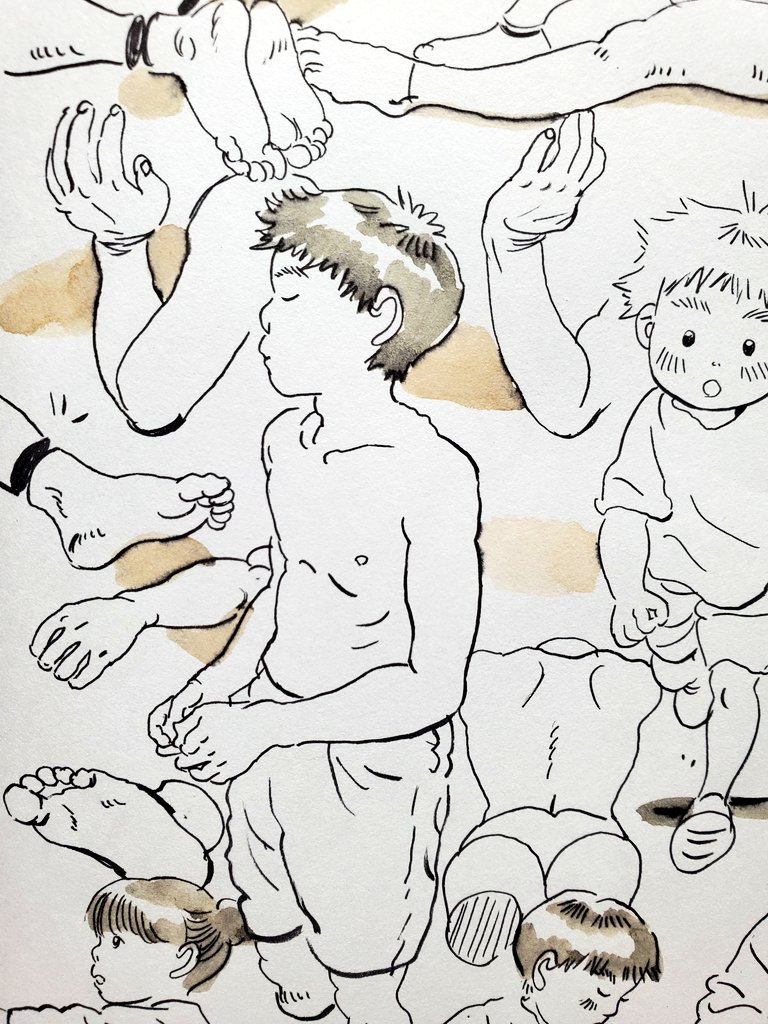 ごちゃまぜに描くの楽しい 