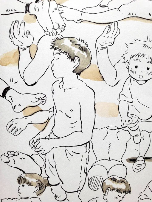 ごちゃまぜに描くの楽しい 
