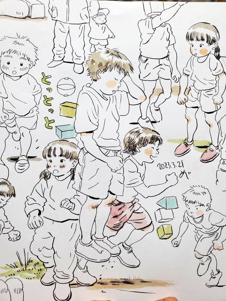 ごちゃまぜに描くの楽しい 