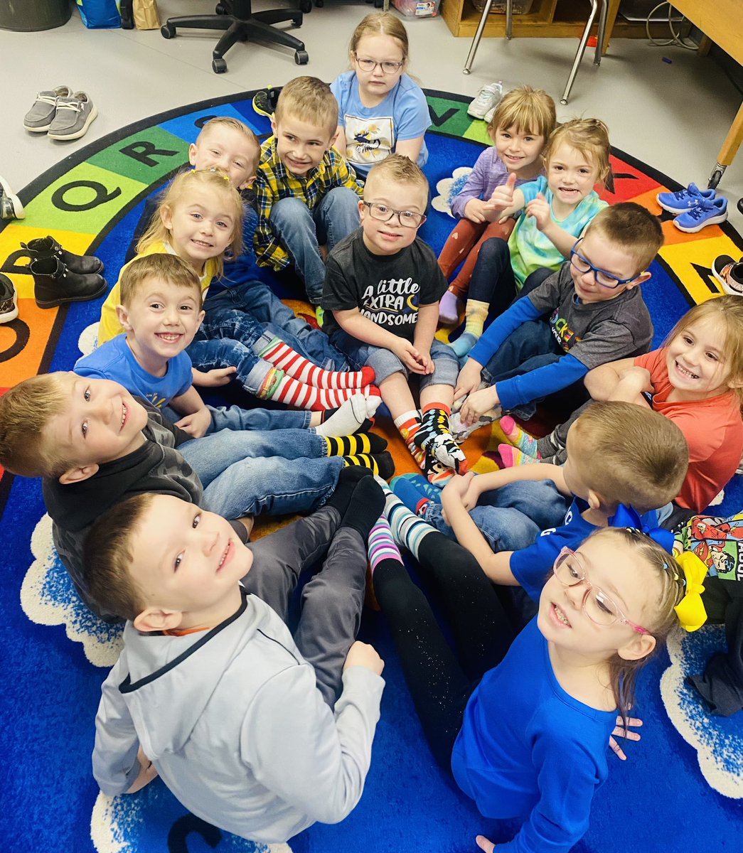 llalyssashea's tweet photo. Celebrating World Down Syndrome Awareness Day!💙💛 
“The difference between ordinary and extraordinary is just that little ‘extra’!” #worlddownsyndromeday @Lowe_Crew5 @erinleach05 @wwamiley5 @NobleLocal_SD #littlezepsprek @JDenius #preschool https://t.co/dHCXytLVee