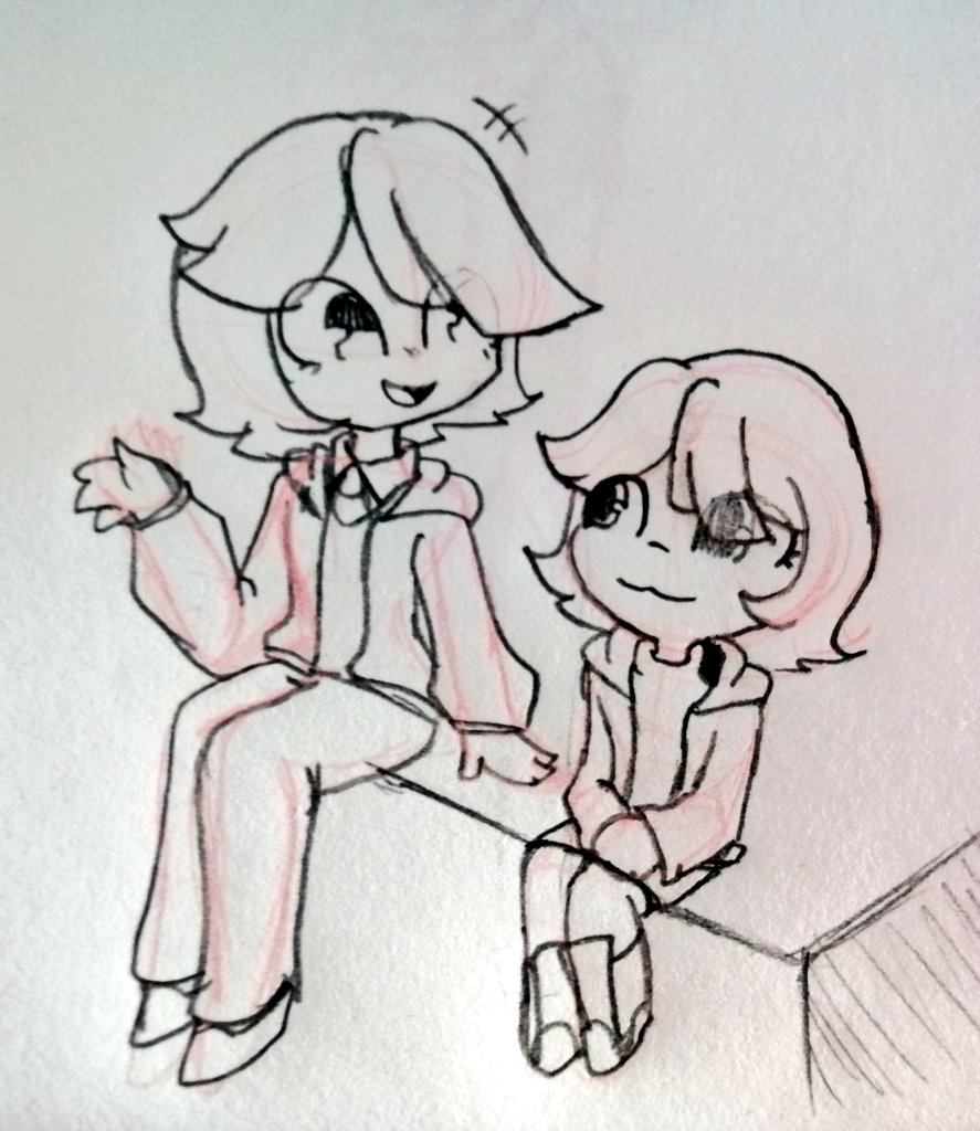 ItzMe_Siri's tweet photo. [Art request]

Non-Binary friends
Michael and Bob
Bob belong to @Mint_0978

#artwork #Doodles #Doodlesart #RainbowFriendsOC https://t.co/vF6unKEMS9