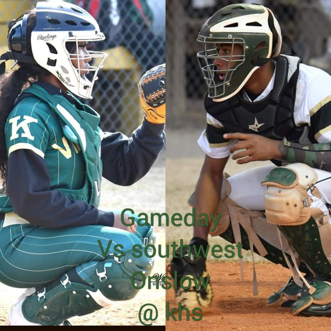 GAMEDAY SOFTBALL 4:30PM
BASEBALL 6PM
AT KHS 💪💪 <a href="/TheKAthletics/">Kinston High School Athletics</a>