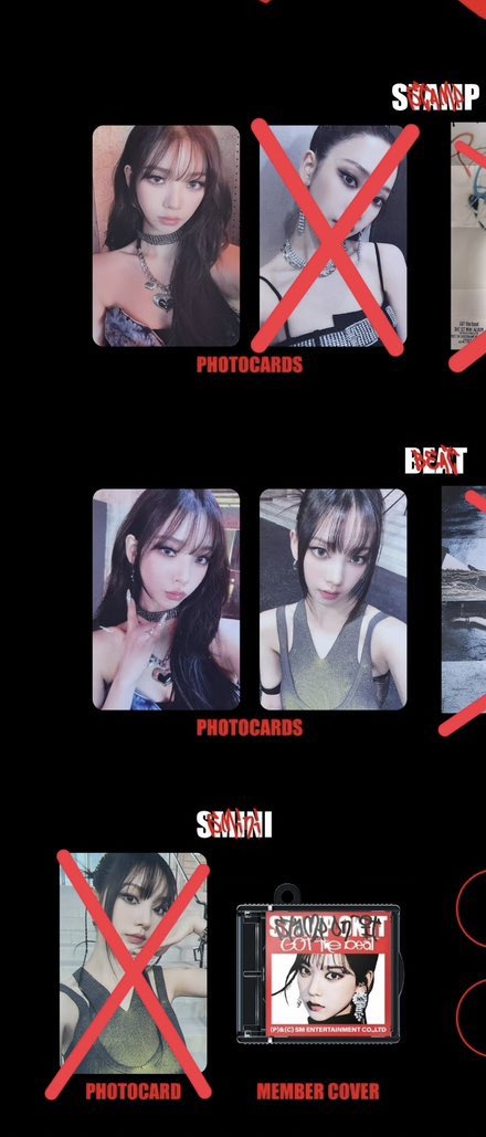 갓더비트 민정 윈터 앨범포카 로 카리나 앨범포카 교환 구해요! 1:1 교환이구요 준등기로 보내드려요 편하게 연락주세요😊

갓더비트 스탬프온잇 레드벨벳 소녀시대 에스파 아이린 슬기 조이 예리 웬디 태연 윤아 서현 카리나 윈터 닝닝 지젤