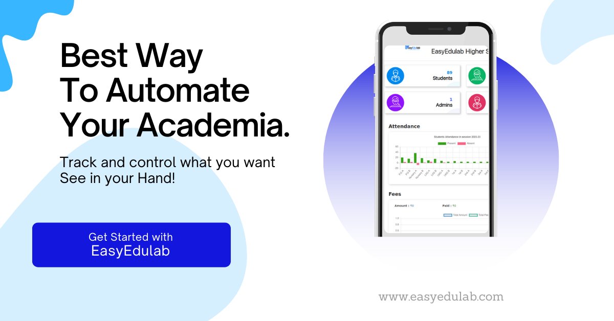 easyedulab's tweet photo. Start your school or college's new session 2023-24 with EasyEdulab and increase your student's enrolment and automate all your academics and administrative operation online.
#edtechstartup #startupindia #startinup #iet_lucknow
#easyedulab #edtech #starup https://t.co/JF78z4CR2B