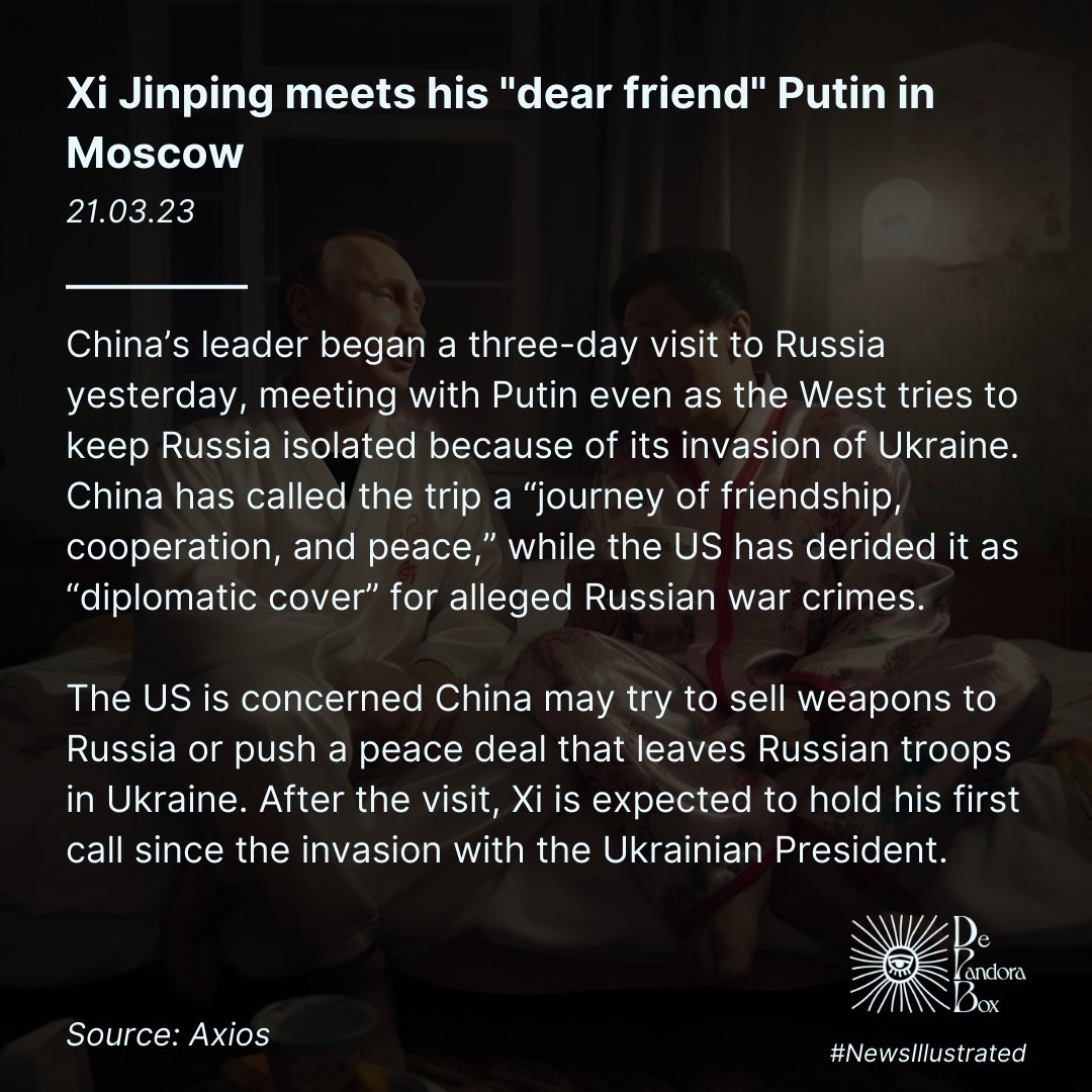 Xi Jinping meets his "dear friend" Putin in Moscow
axios.com/2023/03/20/xi-…