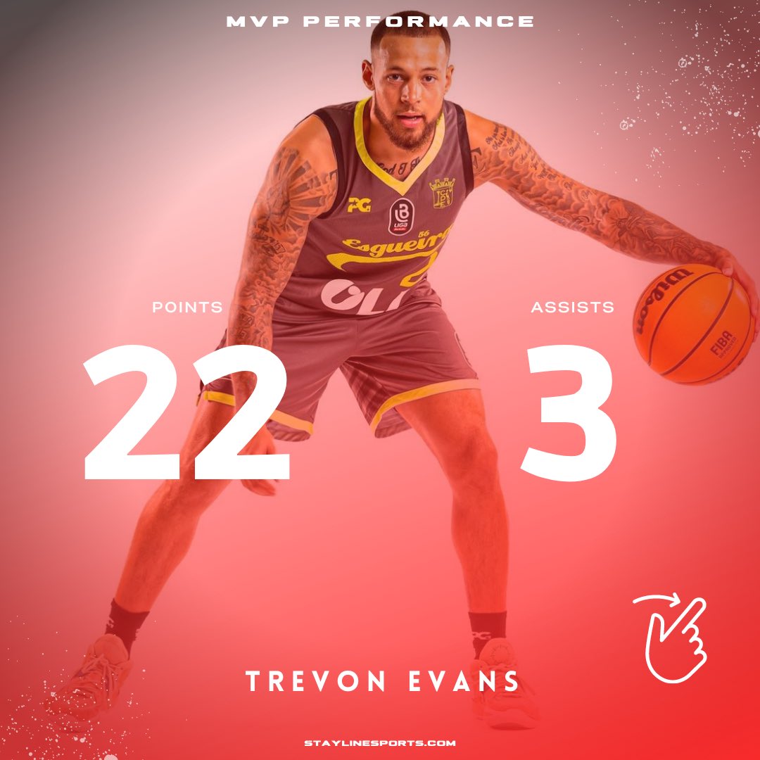 Trevon Evans with a master piece in Portugal! A real bucket #TEAMSTL