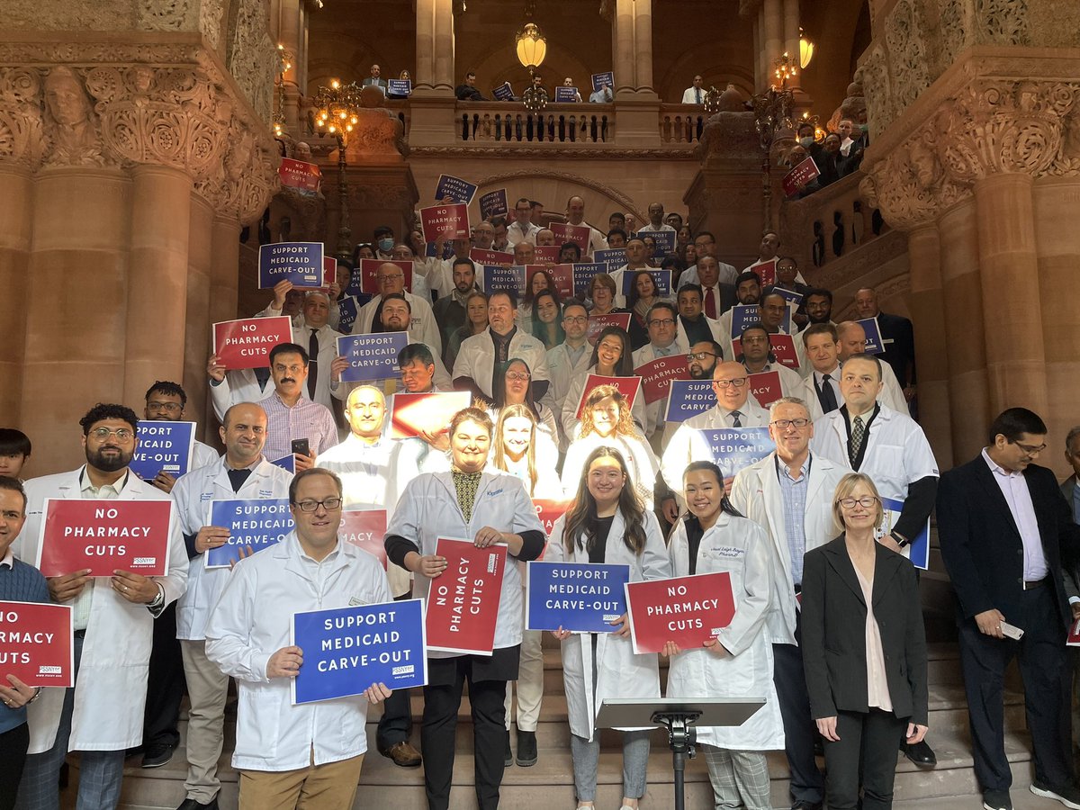 Community Pharmacists in Albany to rally for Fee For Service! #FixRx #Fight4Rx
