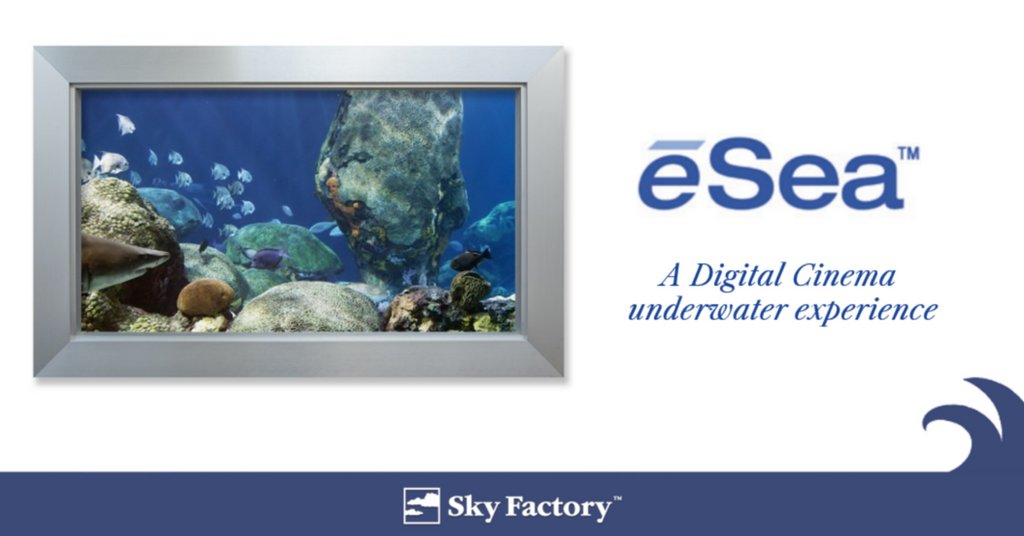 TheSkyFactory's tweet image. An orthopedic practice in France mitigates pain perception and anxiety in pediatric patients by exposing them to eSea, our Digital Cinema virtual aquarium. l8r.it/yTW3 #biophilia #interiordesign #architecture #NaturePhotography #pediatrics