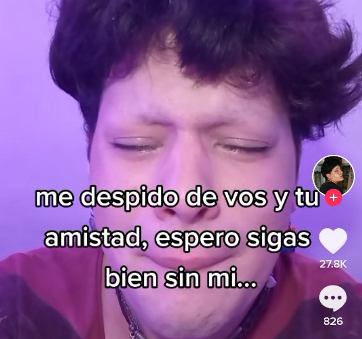 mi amiga no vio los 80 tik toks que le envie