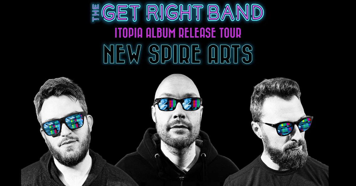 WeinbergCenter's tweet photo. Just Announced! @TheGetRightBand is coming to #NewSpireArts May 25 at 7:30 PM. Tickets on sale now for this psychedelic indie rock power trio out of Asheville, NC. https://t.co/n2OgCi0l4r #thegetrightband #itopia #downtownfrederickmd https://t.co/en1tKZzq3Z