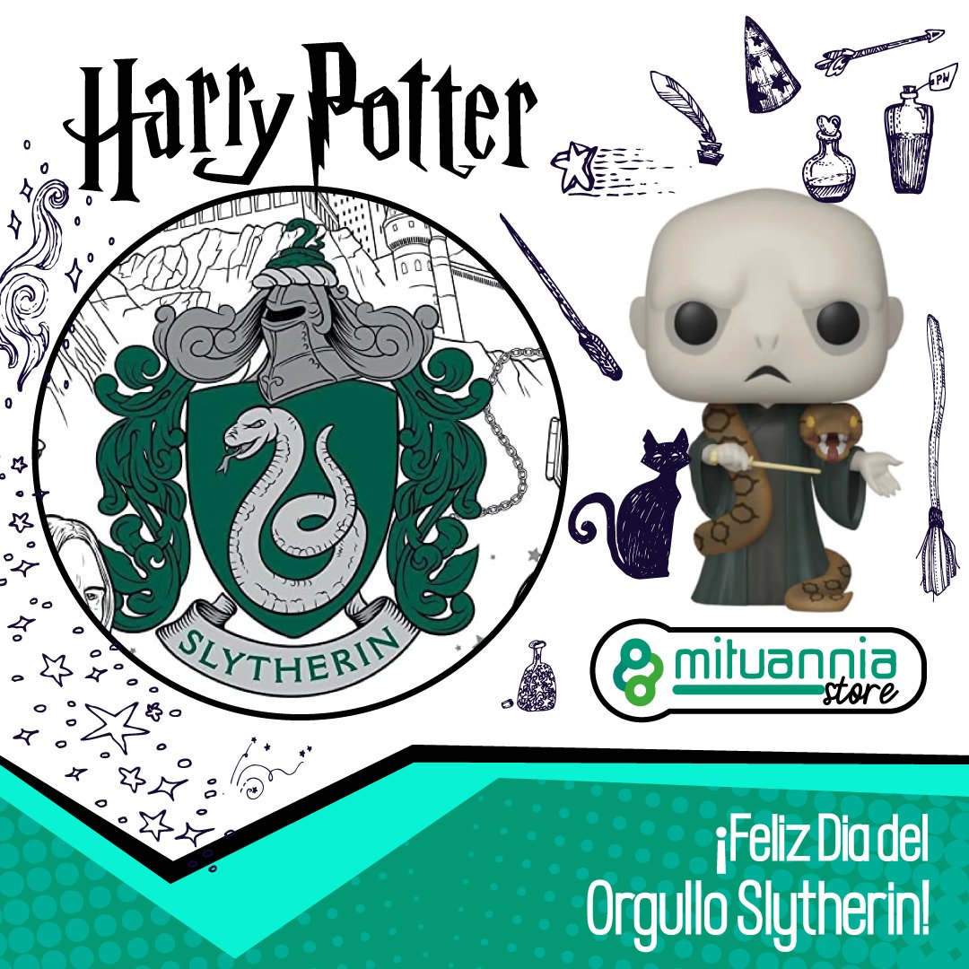MituanniaStore's tweet photo. #FechaGeek | Celebra el #SlytherinPride agregando el #FunkoPop de tu #Slytherin favorito del mundo mágico de #HarryPotter a tu #FunkoColección 💚 #OrgulloSlytherin https://t.co/CF22T8qr14