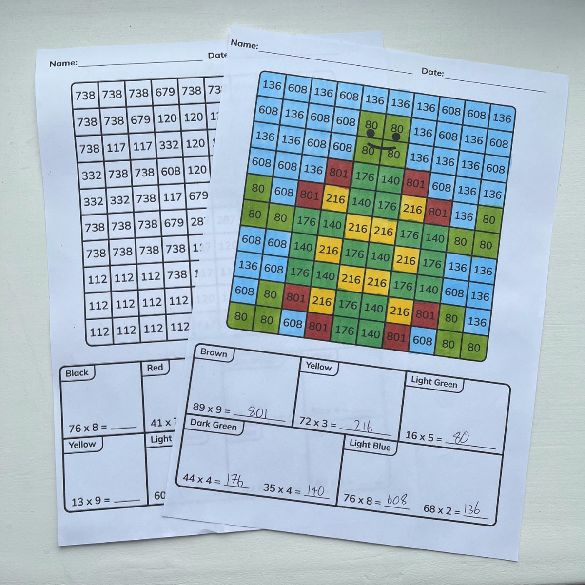 transposeTPT's tweet image. 🐢 Practice 2x1 digit multiplication while uncovering a cute turtle image!✏️
#mathresources#teaching#mathteacher#mysterypicture#colorbycode#mathfun#mathworksheets#teachingideas#teacherspayteachers