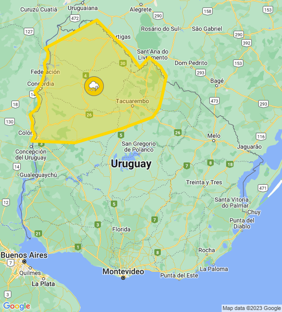Inumet_'s tweet photo. Alerta amarilla por Tormentas fuertes y lluvias intensas
Se actualizará a las 13:00 o ante cambios significativos

Más info: https://t.co/zY2u8OFUB2 https://t.co/EI4tA2xUfz
