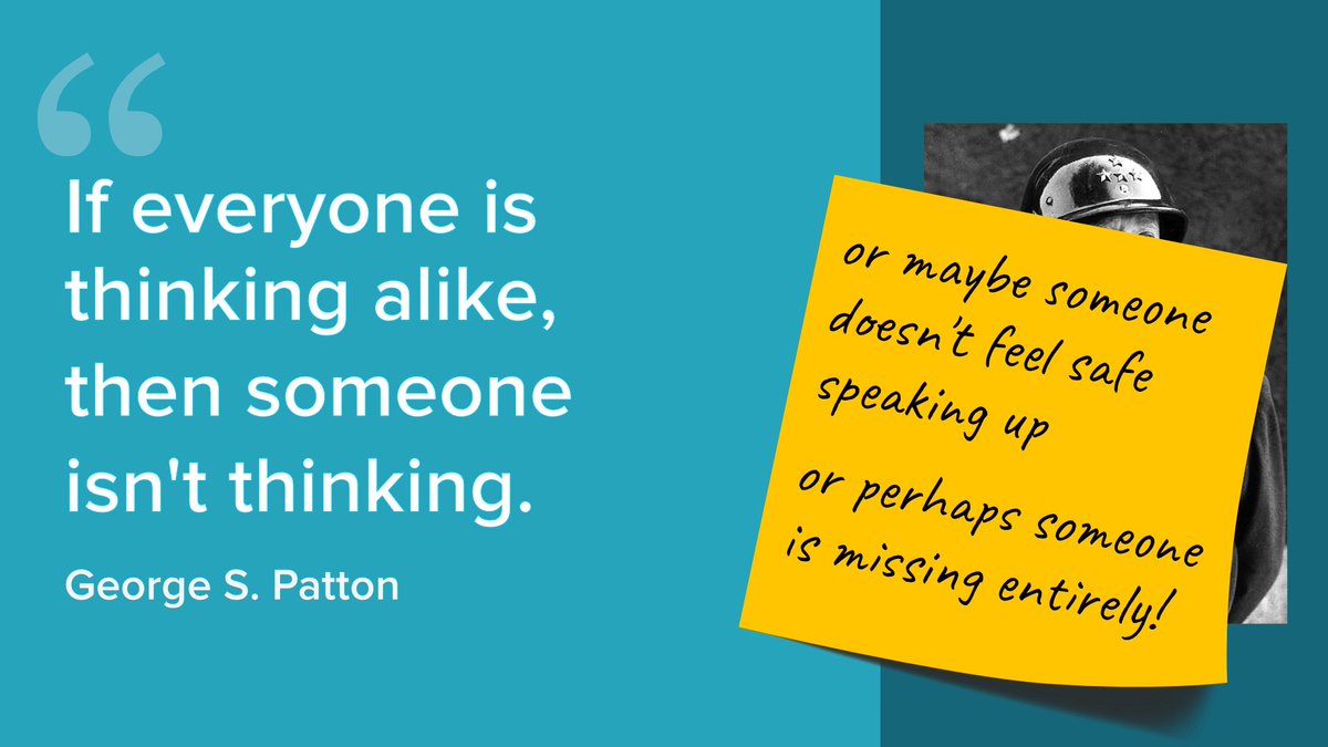 MichaelAFiss's tweet photo. Patton was a brilliant tactician but a complicated man. He held problematic views on race and on two occasions he verbally and physically attacked soldiers hospitalized for PTSD. In avoiding #groupthink, we should remember the importance of #psychologicalsafety and #inclusion. https://t.co/CI1eE3eaof